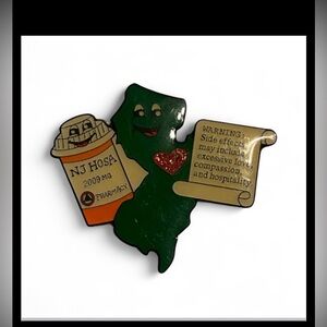 Vintage Pharmacy Advertisement Lapel Pin #7649